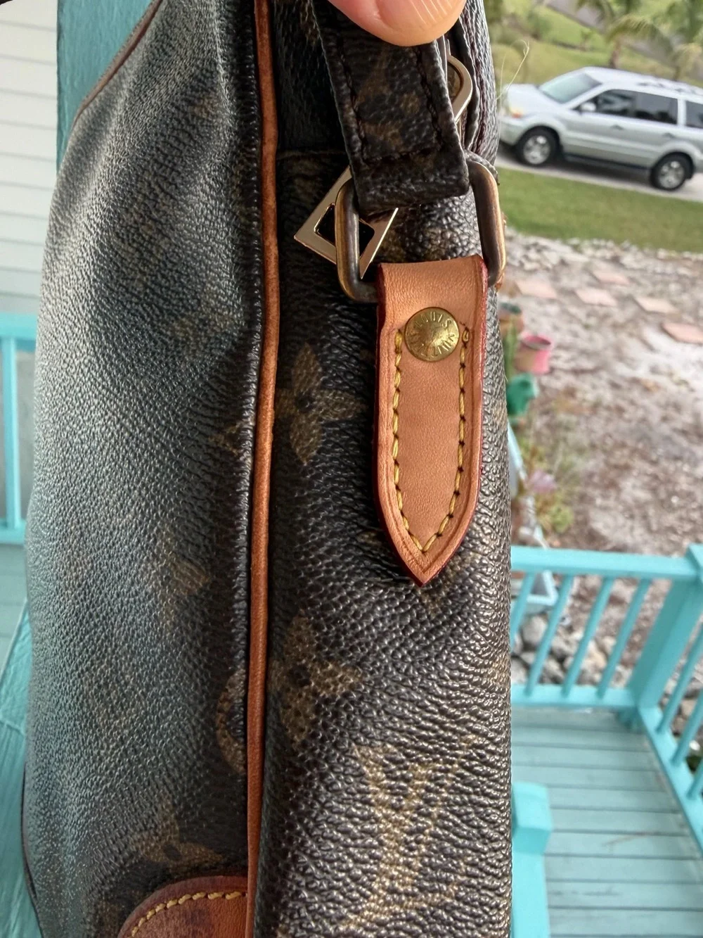 Louis Vuitton Vintage Danube PM Monogram Crossbody Bag